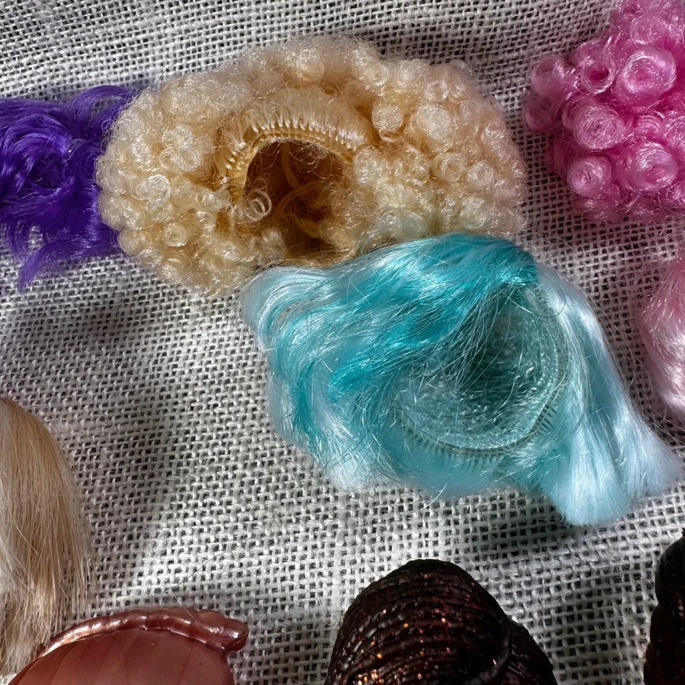 LOL Surprise Doll Hair Lot Wigs & Accessories Mixed Bundle Hairgoals Series 9pc